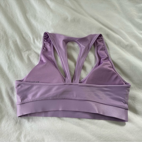 Carbon38 Lavender Racerback Sports Bra - Picture 2 of 3